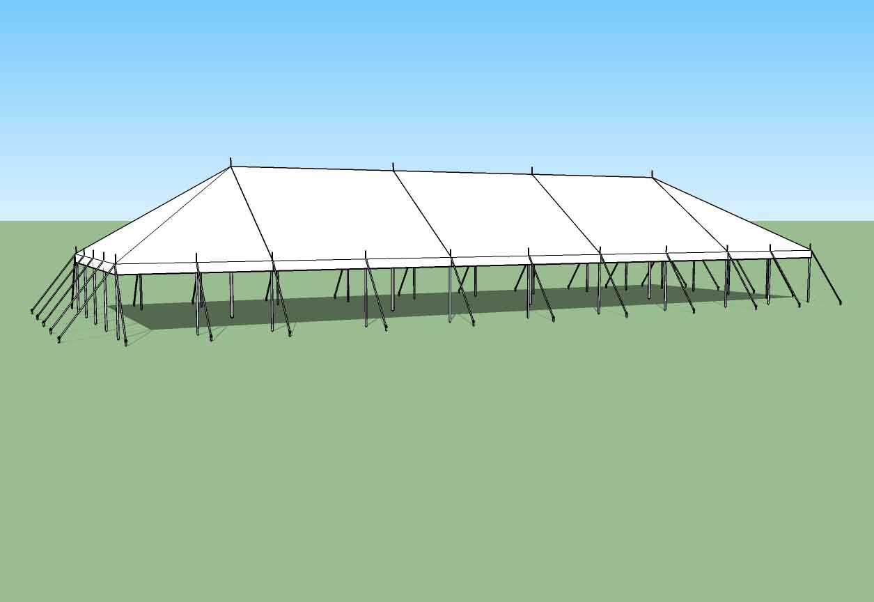 30x90 party tent